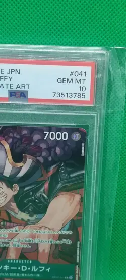 PSA 10 MONKEY D. LUFFY OP02-041 R ALT ART ONE PIECE CARD JAPANESE Alternate Art - Image 4