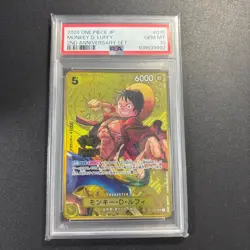 2024 One Piece Monkey D Luffy St13-015 2nd Anniversary Promo Card PSA 10 - Image 1