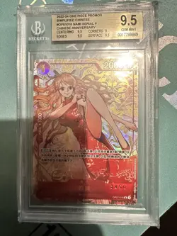 2024 One Piece Nami 1st Anniversary Chinese Set Serial Numbered BGS 9.5 Gem Mint - Image 1