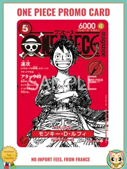 Monkey D Luffy Promo ST21-014 ONE PIECE Magazine Promo 2025 Jump - Image 4
