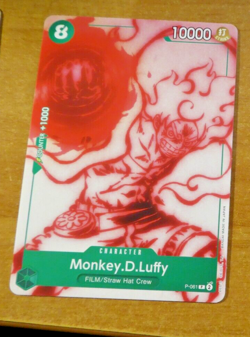 ONE PIECE ENGLISH CARD GAME PROMO CARTE MONKEY.D.LUFFY P-061 EN ST JCC MINT - Image 1