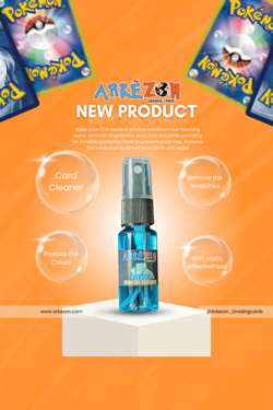 Kit pulizia carte Pokemon, One Piece.. + Centering Tool Arkezon Card Cleaner - Image 1
