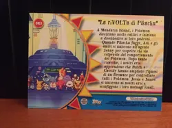 CARD POKEMON OR3 LA RIVOLTA DI PIKACHU HOLO EDIZIONE TOPPS 2000 ITA NINTENDO - Image 2