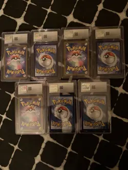 Pokemon CGC Graded 7 Card Lot 4 Grade 10s A Few 2 8s 1 5.5 - Image 2
