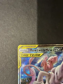 Mewtwo & Mew GX - SM191 - Pokemon Sun & Moon Promo Ultra Rare Card DMG - Image 2