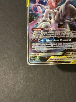 Mewtwo & Mew GX - SM191 - Pokemon Sun & Moon Promo Ultra Rare Card DMG - Image 4