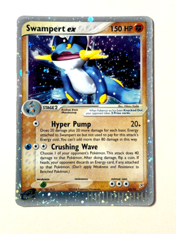 Swampert EX 95/95 Ruby and Sapphire HOLO Pokemon TCG Card - CHECK DESCRIPTION - Image 1