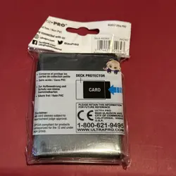 Black Gloss Ultra Pro Yu-Gi-Oh! Japanese Size Card Protector TCG Sleeves 60 D9 - Image 2