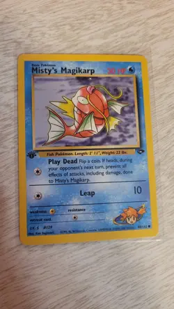 Misty's Magikarp 88/132 Gym Challenge Regular First Edition Pokemon Card - Image 2
