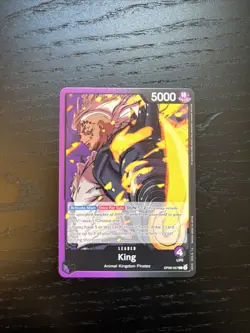 King, One Piece TCG: Two Legends, Leader Card (OP08-057) - Image 1