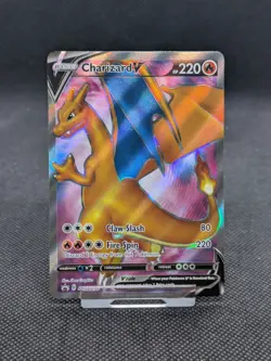 Charizard V Swsh050 Swsh: Sword & Shield Promo Cards Holo LP EXCELLENT - Image 1