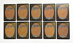 109 MTG MAGIC THE GATHERING 10 CARD MIXED LOT RARE GOLD UNCOMMON SILVER ♨ - Image 2