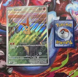 JUMBO Oversized Victini Card SVP208 Scarlet & Violet Promo Pokemon NM - Image 1