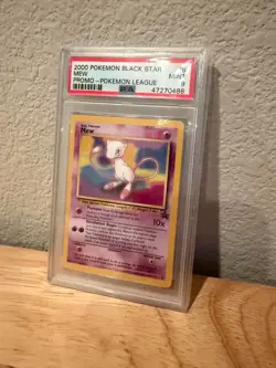 Pokemon Card - Mew #8 WoTC Black Star Promo PSA 9 - Image 1