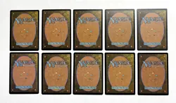 106 MTG MAGIC THE GATHERING 10 CARD MIXED LOT RARE GOLD UNCOMMON SILVER ♨ - Image 2