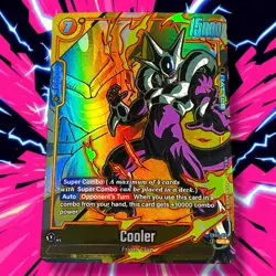 COOLER FB07-078 Dragon Ball Super Fusion World Gold Foil Alternate Alt Art Card - Image 1