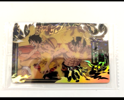 PREORDER Luffy & Ace SR Japanese One Piece Itajaga Wafer Card Sealed - Image 1