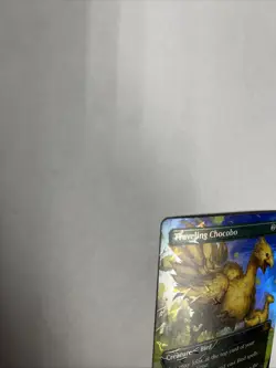 Traveling Chocobo Borderless Chocobo Track Foil Card #0568 MTG LP - Image 4