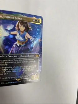 Yuna Hope Of Spira Borderless Chocobo Track Foil Card #0571 MTG LP - Image 2