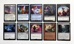 103 MTG MAGIC THE GATHERING 10 CARD MIXED LOT RARE GOLD UNCOMMON SILVER ♨ - Image 1
