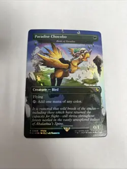 Paradise Chocobo Birds Of Paradise Foil Card #0483 MTG LP - Image 1