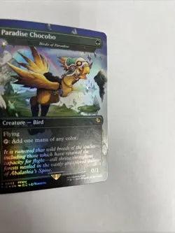 Paradise Chocobo Birds Of Paradise Foil Card #0483 MTG LP - Image 2
