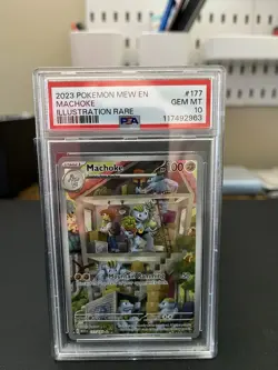 Machoke Scarlet Violet 151-2023 IR Pokemon Card TCG 177/165 PSA 10 - Image 1