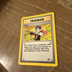 Pokemon Koga 106/132 Gym Challenge Holo Rare 2000 Trainer Card - Image 3