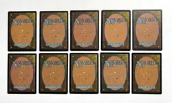 101 MTG MAGIC THE GATHERING 10 CARD MIXED LOT RARE GOLD UNCOMMON SILVER ♨ - Image 2