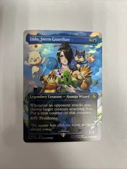 Lulu Stern Guardian Borderless Chocobo Track Foil Card #0467 MTG LP - Image 1
