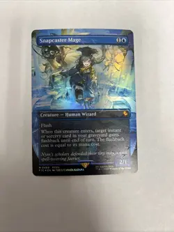 Snapcaster Mage Borderless Chocobo Track Foil Card #0469 MTG LP - Image 1