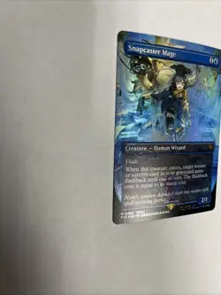 Snapcaster Mage Borderless Chocobo Track Foil Card #0469 MTG LP - Image 5