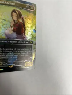 Aerith Last Ancient Borderless Chocobo Track Foil Card #0471 MTG LP - Image 2