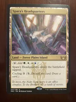 Spara's Headquarters Streets of New Capenna Regular Rare MTG Card #257 - Image 1