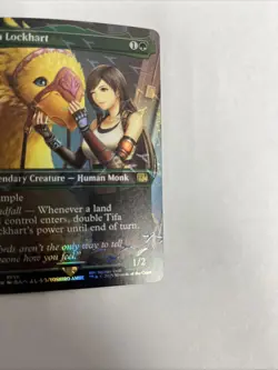 Tifa Lockhart Borderless Chocobo Track Foil Card #0567 MTG LP - Image 2