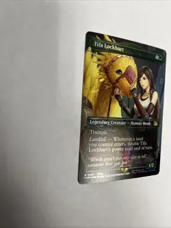 Tifa Lockhart Borderless Chocobo Track Foil Card #0567 MTG LP - Image 5