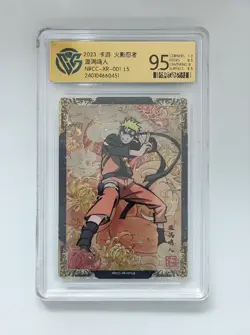 CCG 9.5 KAYOU 2023 Naruto CCG Card NRCC-XR-001 Uzumaki Naruto - Image 1