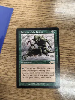 3x Survival of the Fittest (Exodus) MTG - Image 1