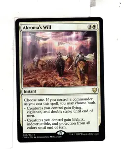 MTG SkeenAB Akroma's Will from Commander Legends. LP. - Image 1