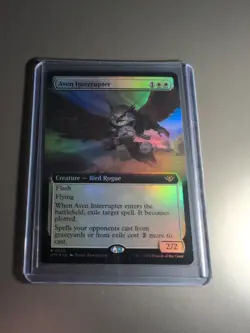 Aven Interrupter (Extended Art) Outlaws of Thunder Junction Foil - Image 1