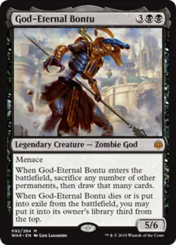 1 x God-Eternal Bontu - War of the Spark - Light Play - MTG - Image 1