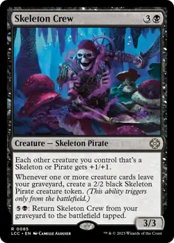 Skeleton Crew [The Lost Caverns of Ixalan Commander] Magic MTG - Image 1