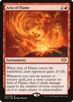 Aria of Flame [Modern Horizons] Magic MTG - Image 1