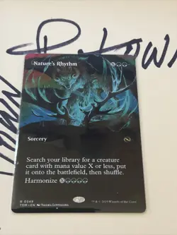 Nature's Rhythm (Borderless) Tarkir: Dragonstorm , Pack Fresh! - Image 1