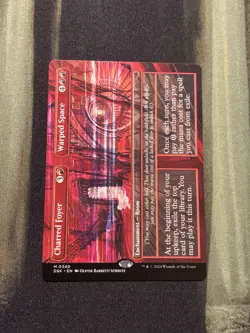 MTG DSK NM Charred Foyer // Warped Space (Borderless) - Image 1