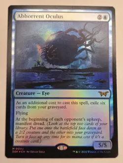 Abhorrent Oculus FOIL M 0042 Duskmourn MtG Magic The Gathering NM Modern Staple - Image 1