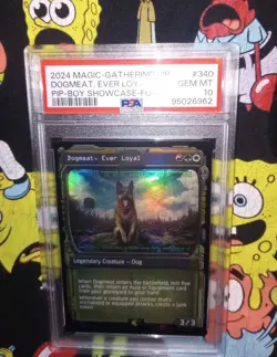 Dogmeat, Ever Loyal Foil Showcase 340 MTG Fallout PSA 10 - Image 1