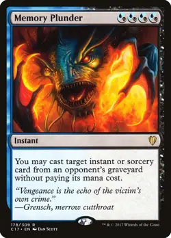 Memory Plunder [Commander 2017] Magic MTG - Image 1