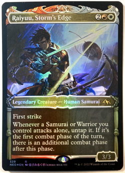 MTG Raiyuu, Storm's Edge SHOWCASE FOIL Kamigawa: Neon Dynasty 329 NM - Image 1