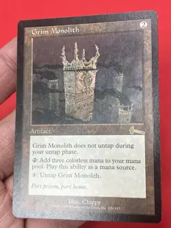 ***Grim Monolith (Edge Bend)*** MTG Urza's Legacy Magic Kid Icarus - Image 3